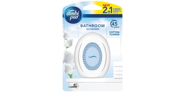 Ambi Pur Bathroom Cotton Flower 8 ml                                                                                                                                                                                                                      